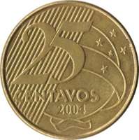 2ª FAMÍLIA DO REAL - 25 CENTAVOS
